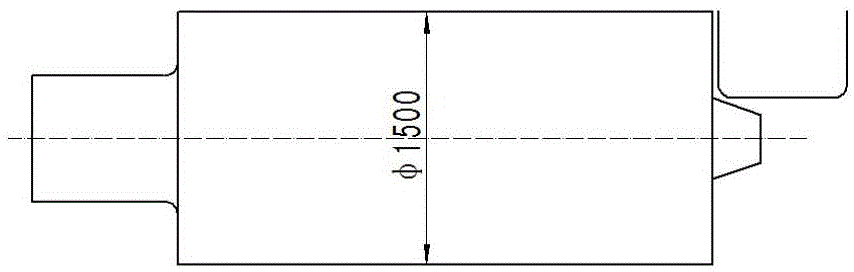 Forging rough-rolling tool steel roller and manufacturing method thereof