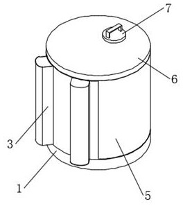 Temperature balance sample storage tank for biological experiment