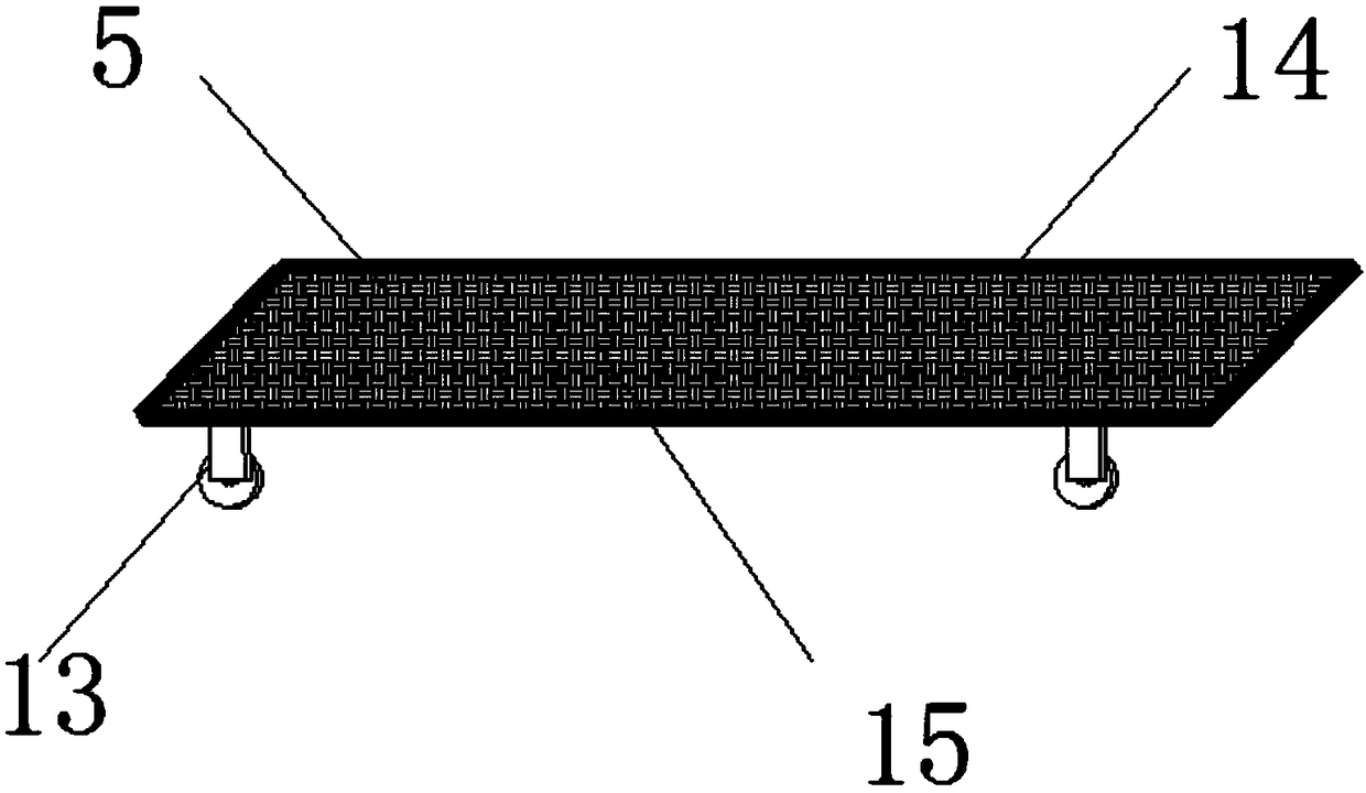 Suspension type flower pot frame