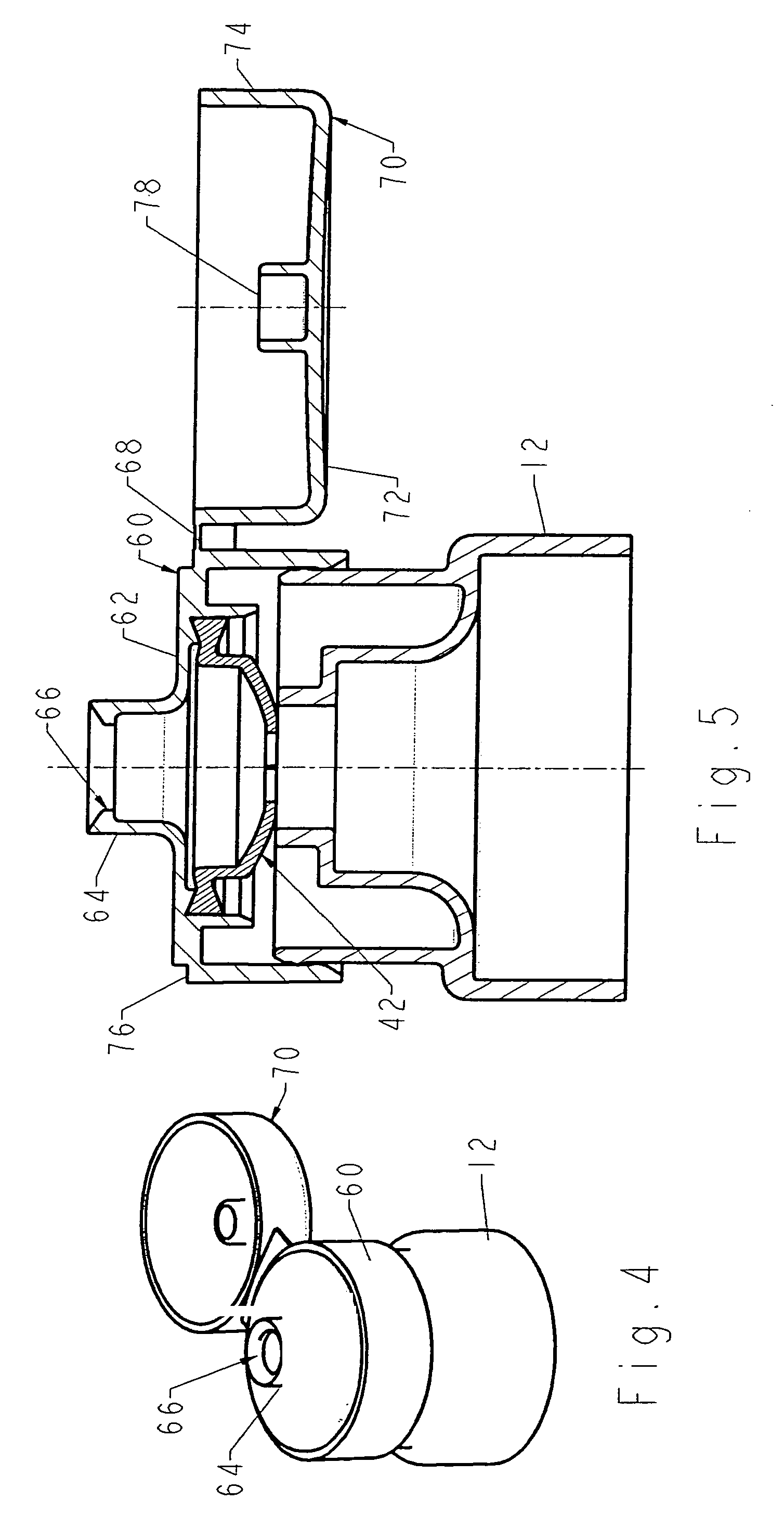 Closure for a container that holds a free-flowing product