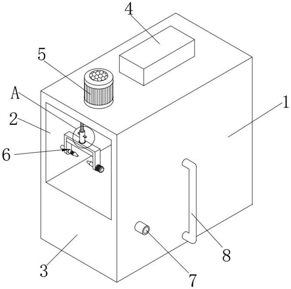 Spraying equipment for intelligent water meter processing and treatment method thereof