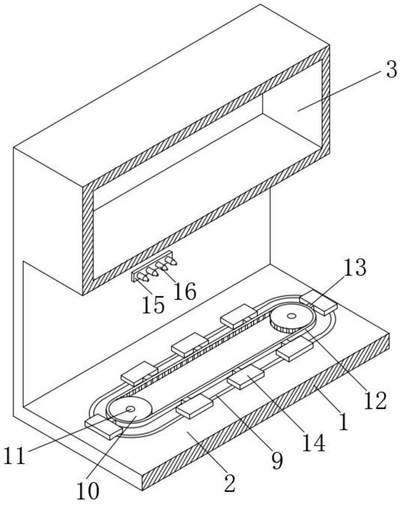 Spraying equipment for intelligent water meter processing and treatment method thereof