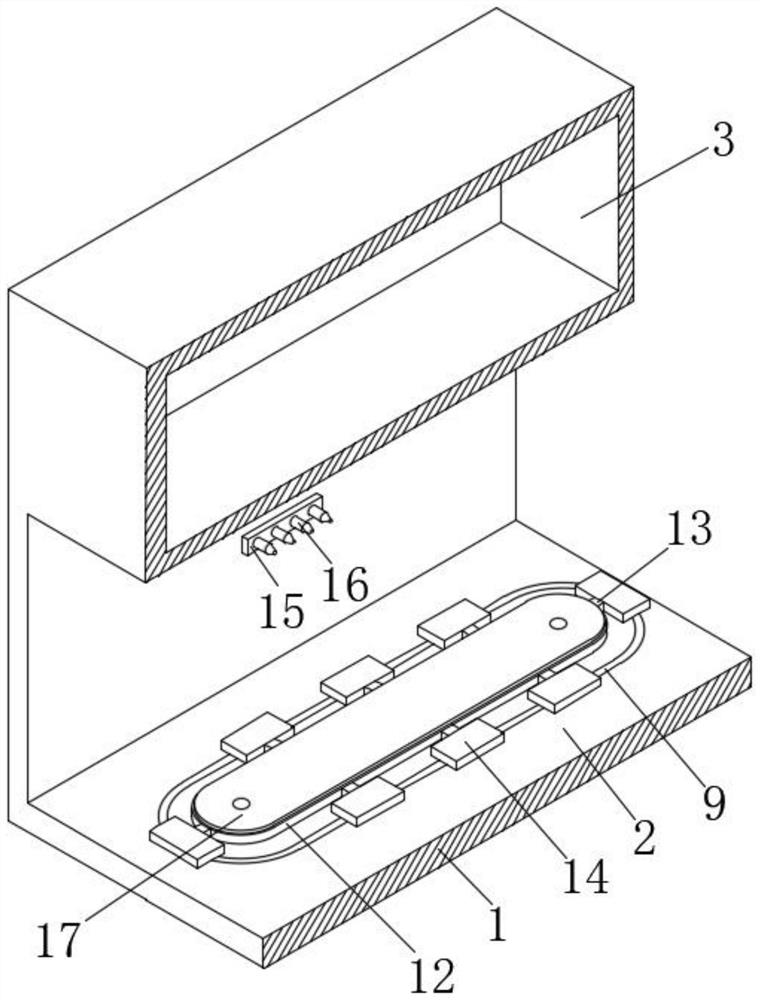 Spraying equipment for intelligent water meter processing and treatment method thereof