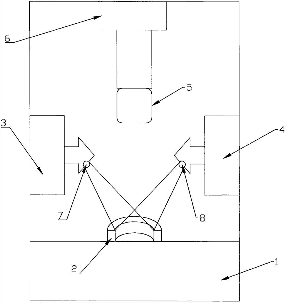 Forging, pressing, stamping and quenching integrated molding process and equipment