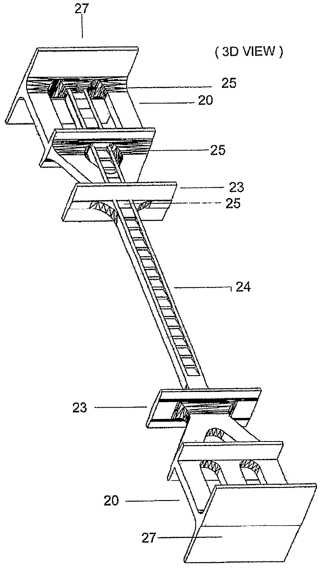 Insulated concrete form system with variable length wall ties