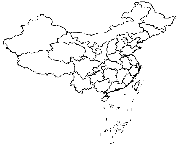 Vector geographic space data total blindness watermarking method based on error reduction