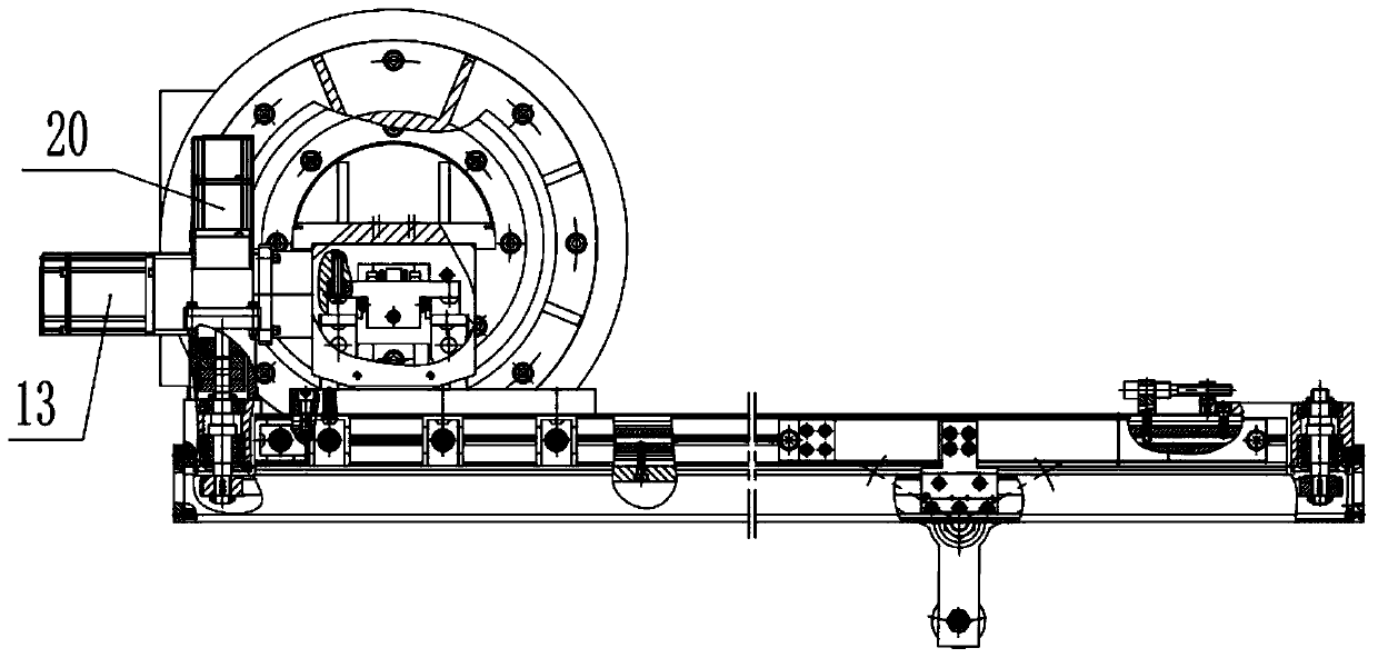 Electron device packaging box carrying mechanical device and operation method thereof