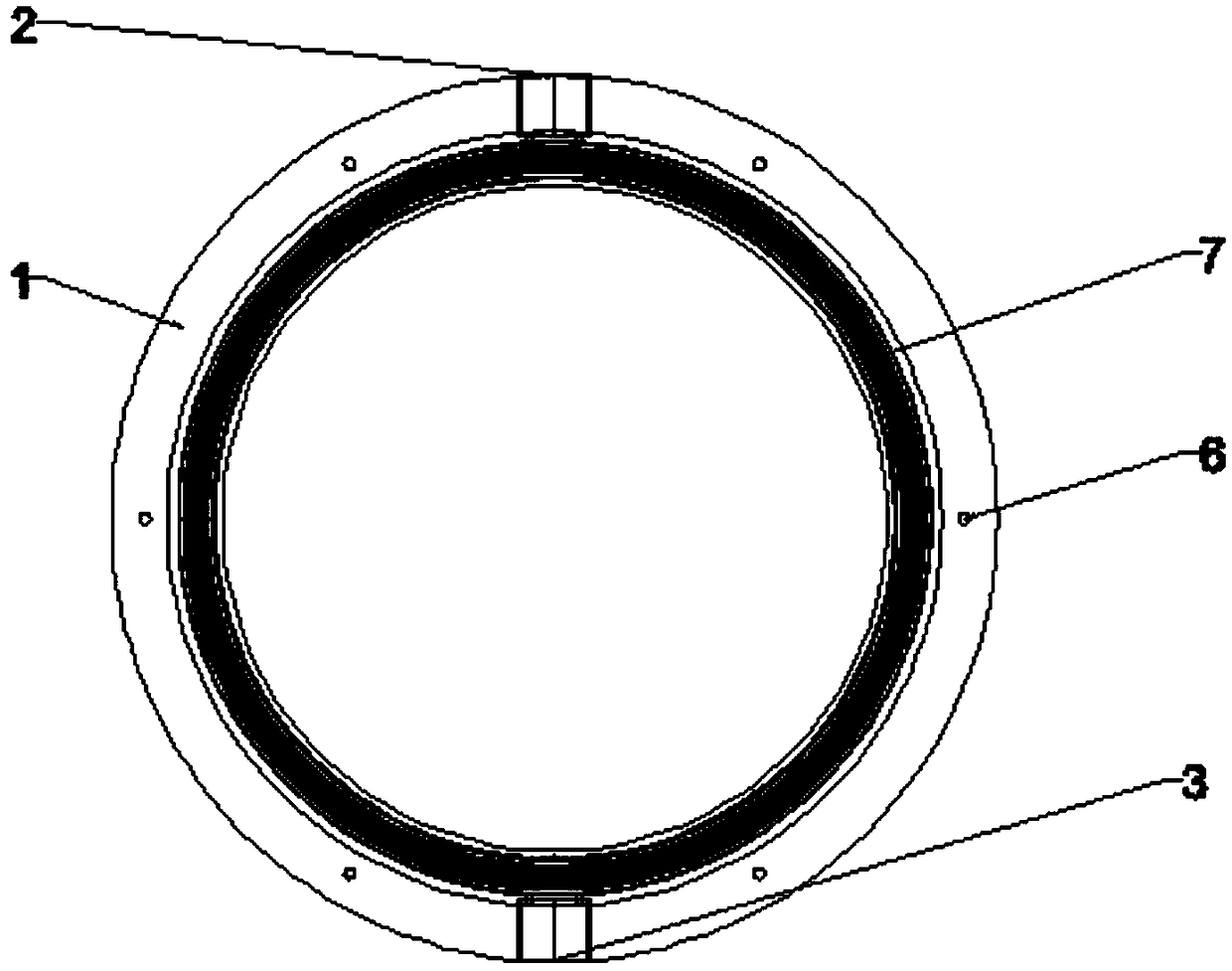 Spiral turbulent-flow blade based emitting device barrel cooling water jacket