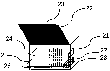 Intensive earthworm breeding device