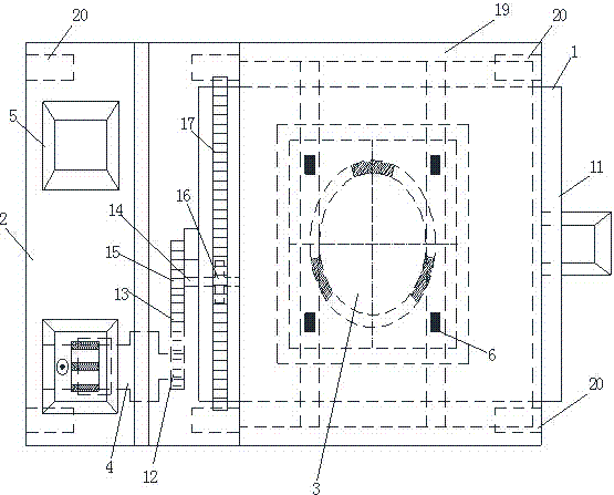 Asphalt hot material mixing machine