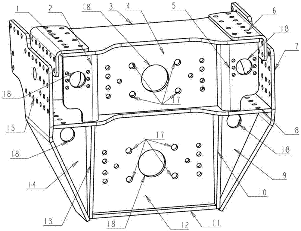 A rear tail beam assembly for a heavy-duty vehicle