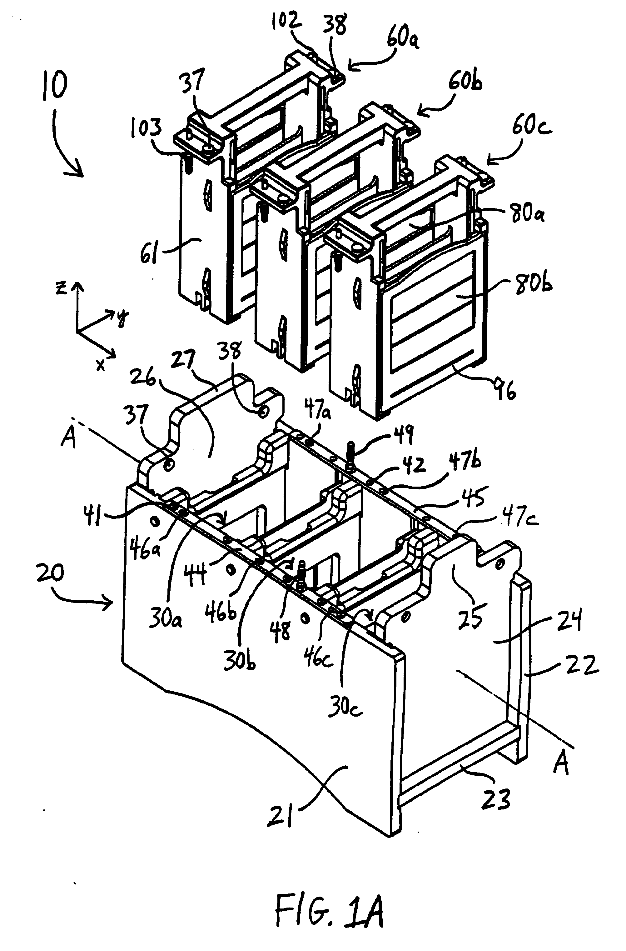 Apparatus for concurrent electrophoresis in a plurality of gels