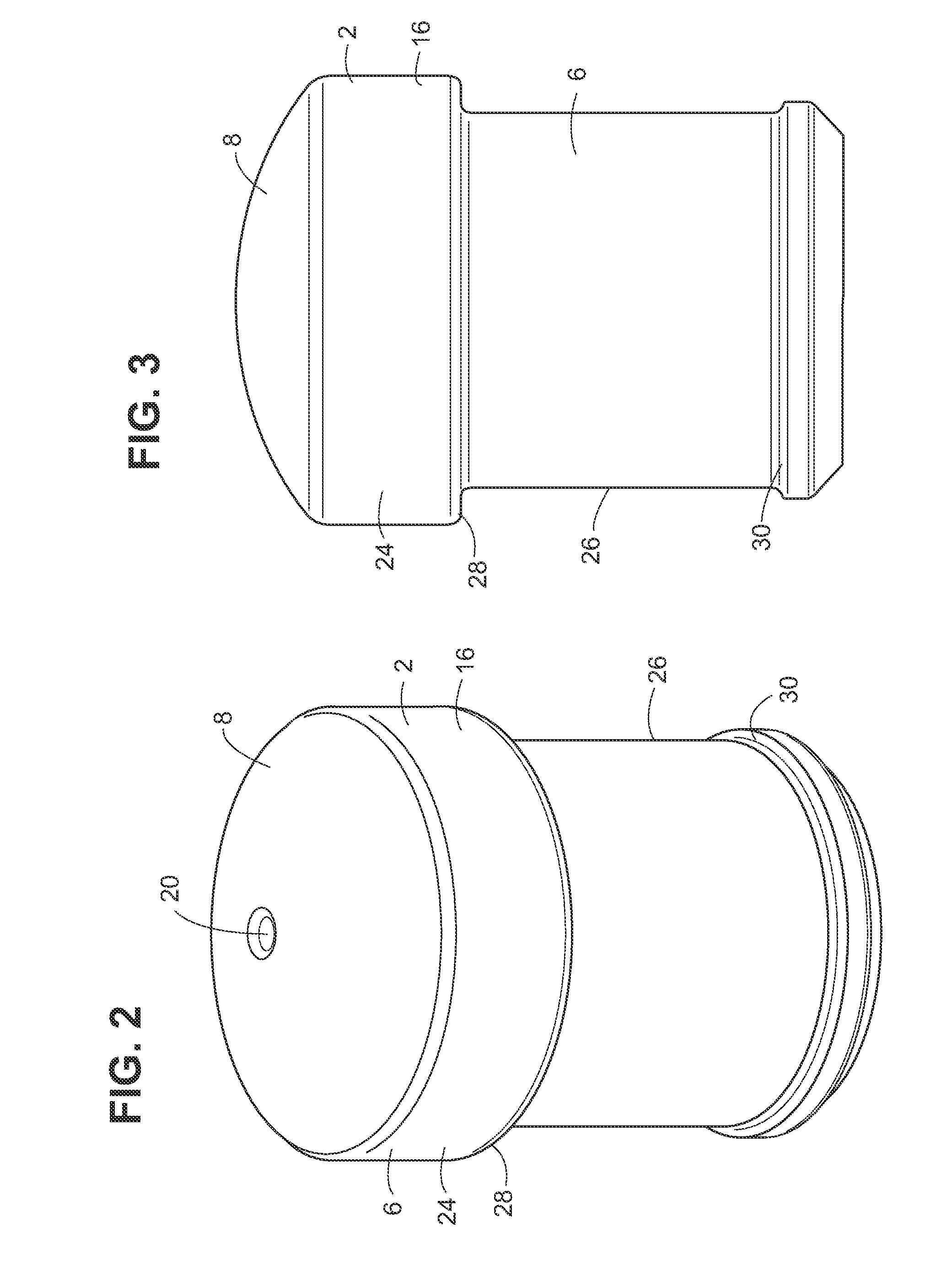 Metal clad ceramic cosmetic applicator