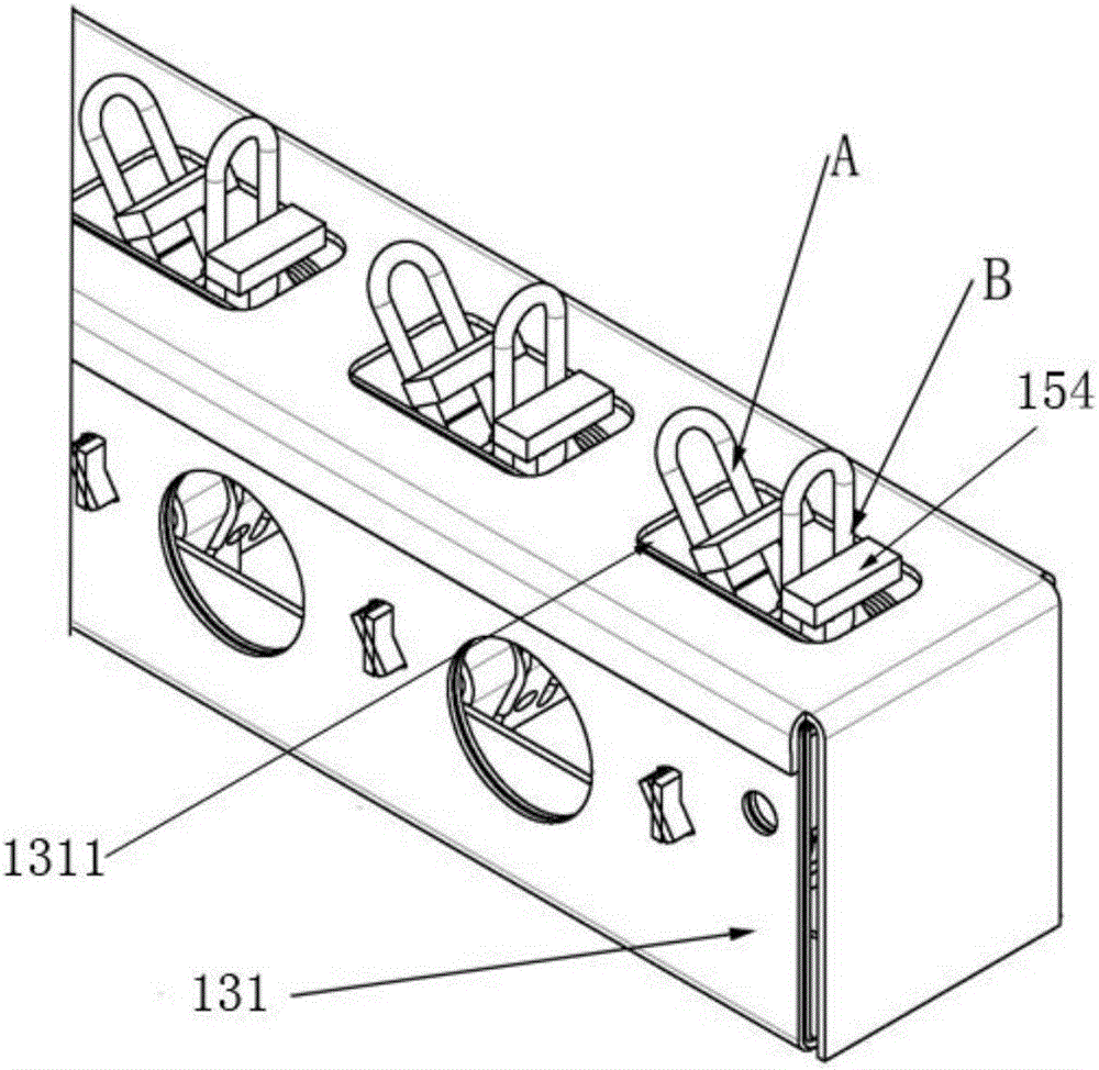 Automatic part placing material frame