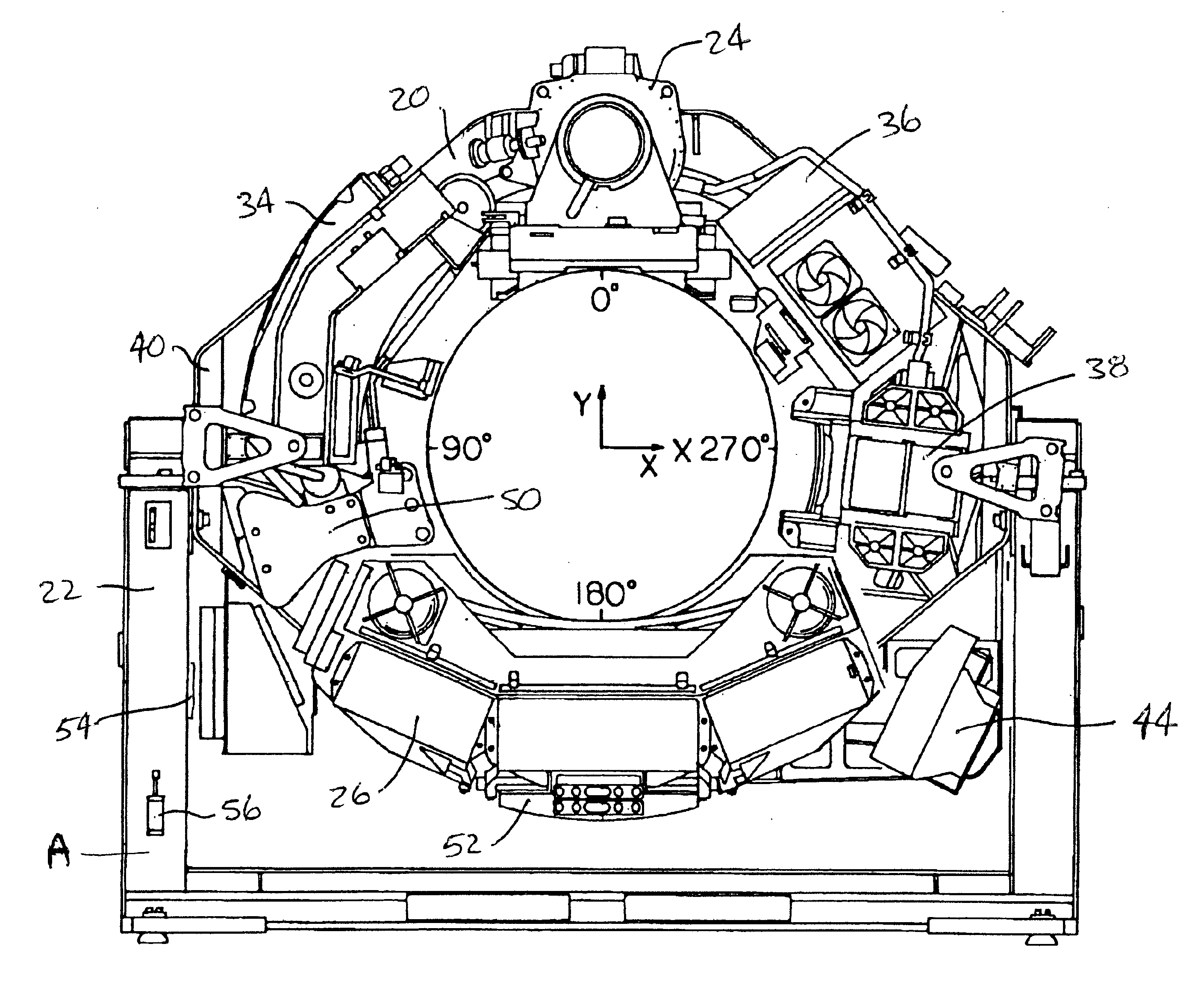 CT gantry balance system