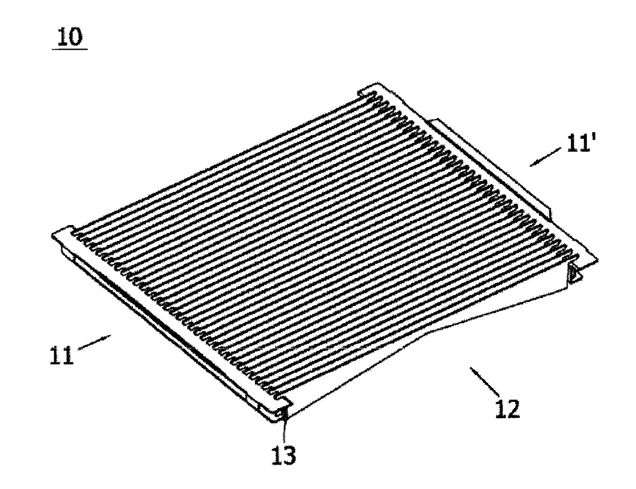 Assemblable grill and grill bridge having same