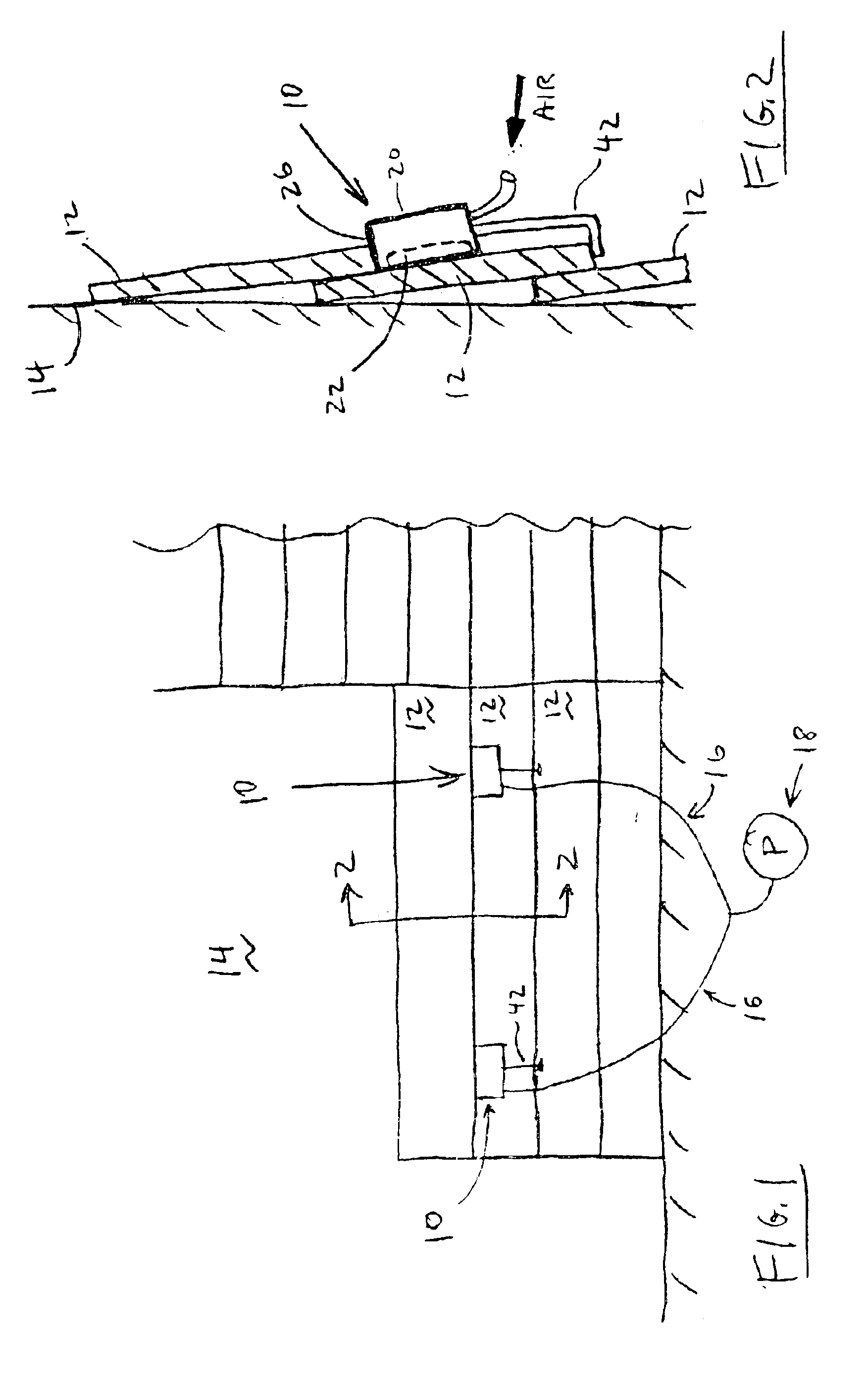 Suction-attached support device and method