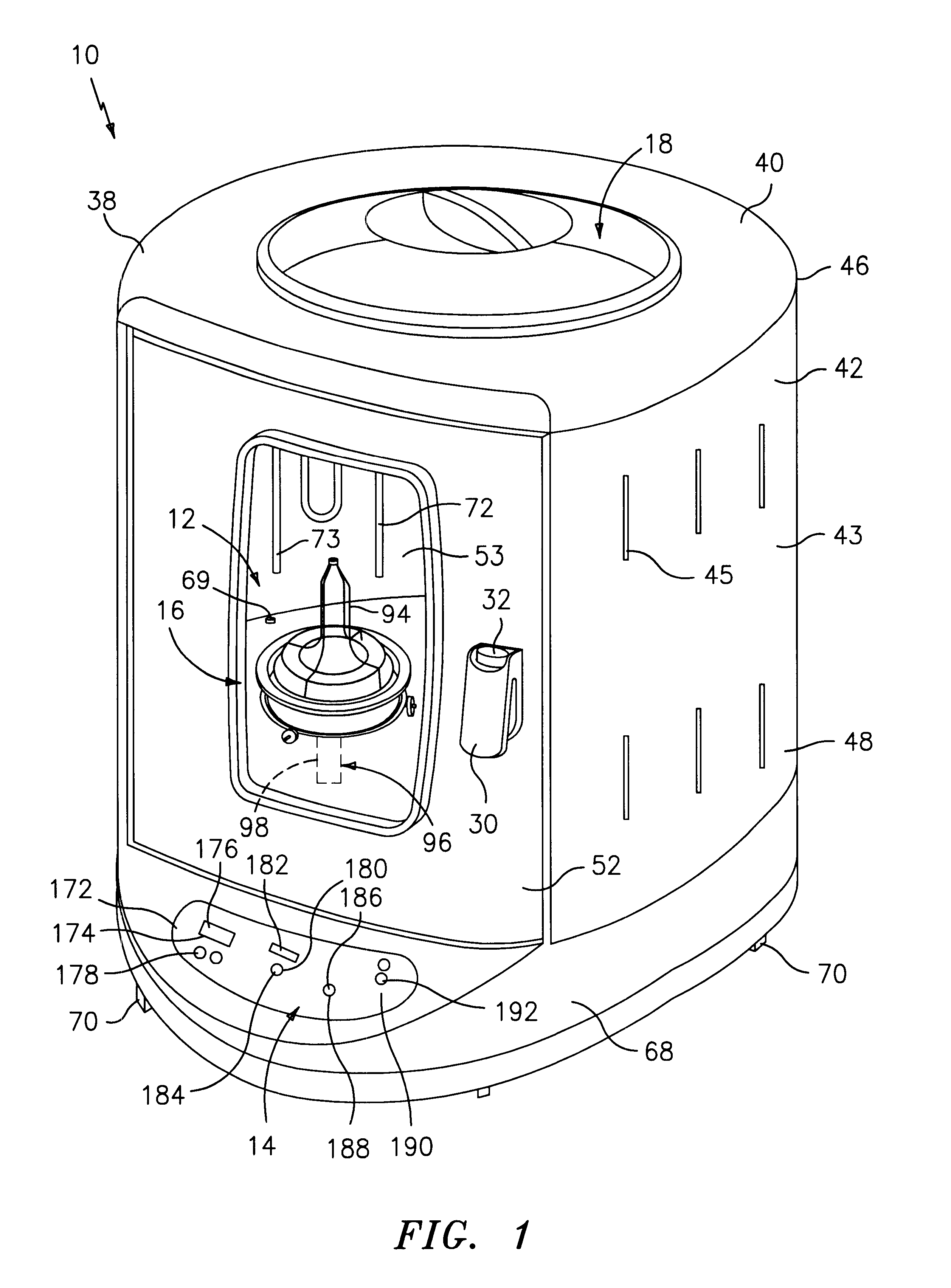 Rotisserie cooker unit