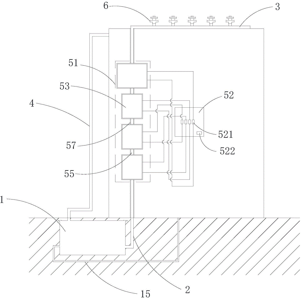 Roof snow melting system