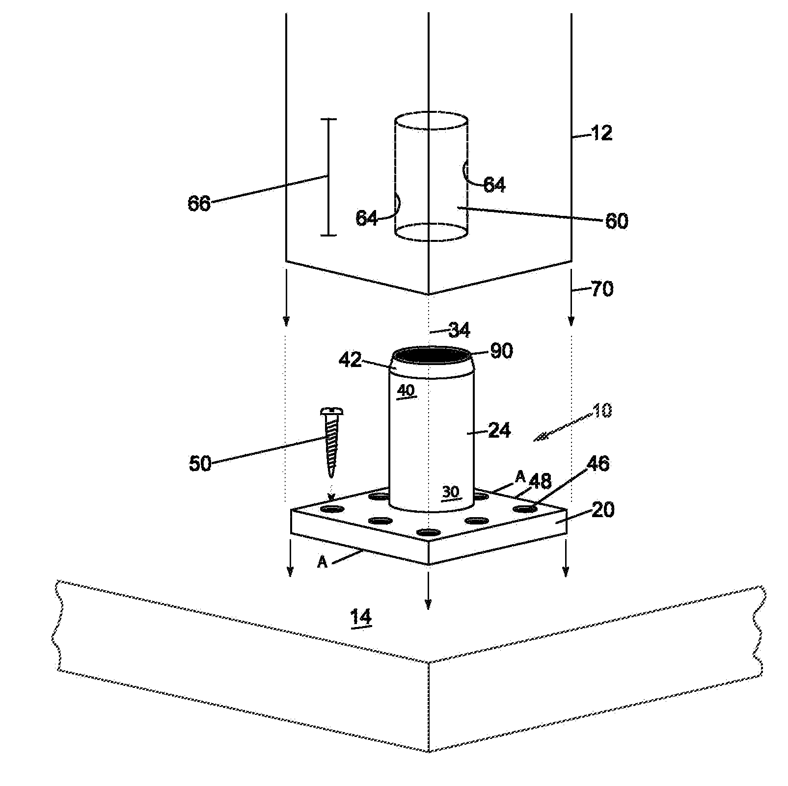 Post anchoring devices and methods