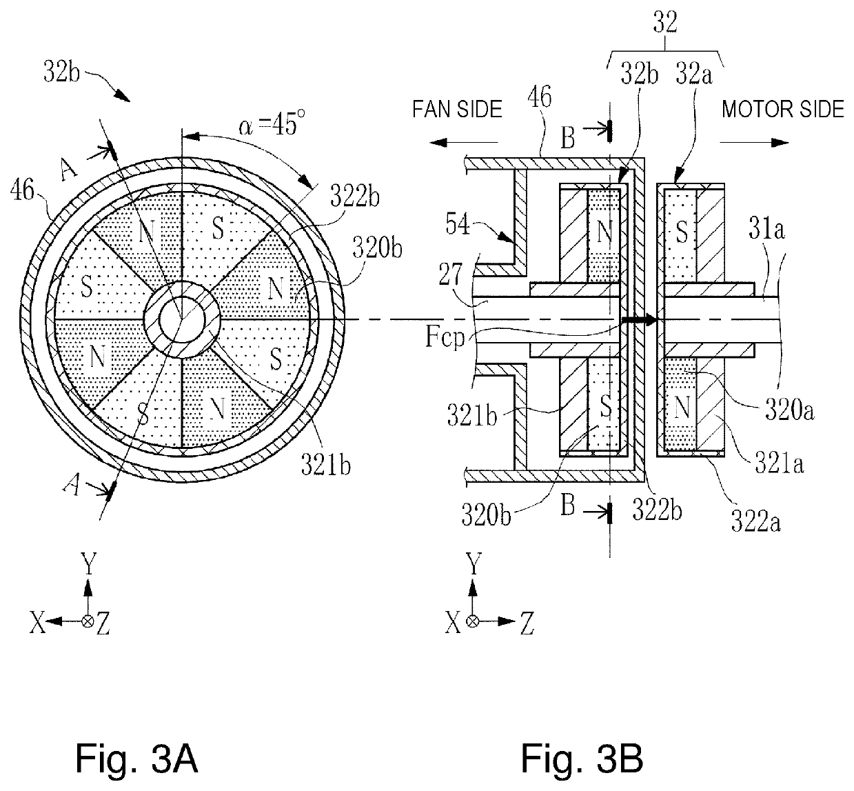 Gas laser apparatus and magnetic bearing control method