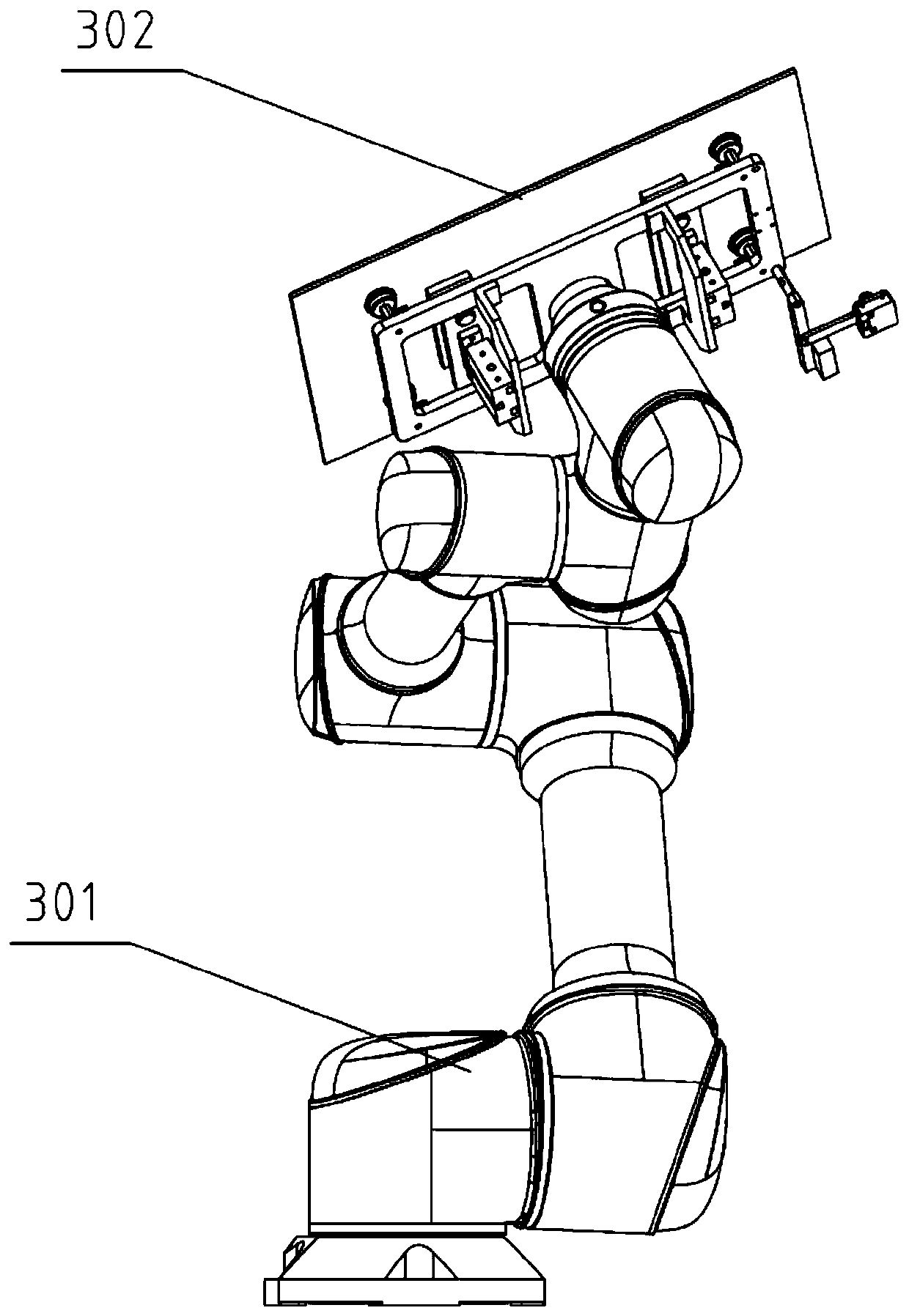 Tile laying device and tile laying robot