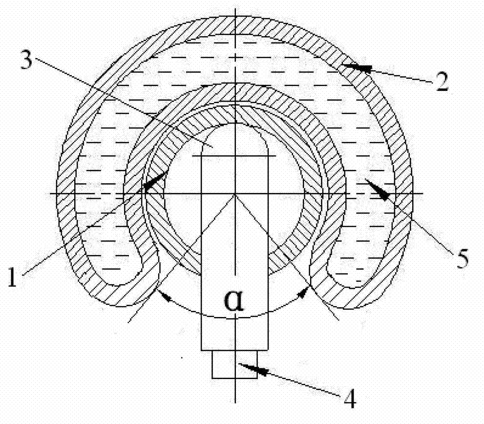 Scale removing device for heat exchange pipe