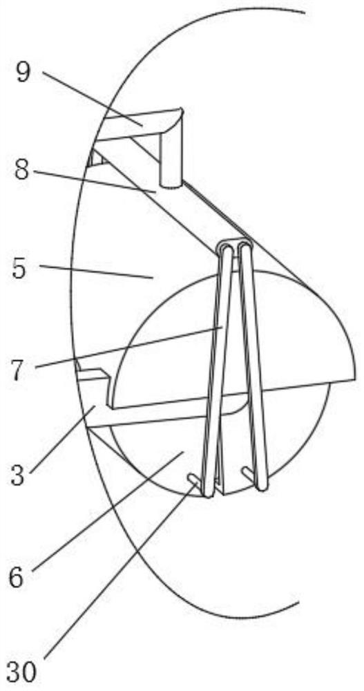 Steel plate machining and polishing device having protection function