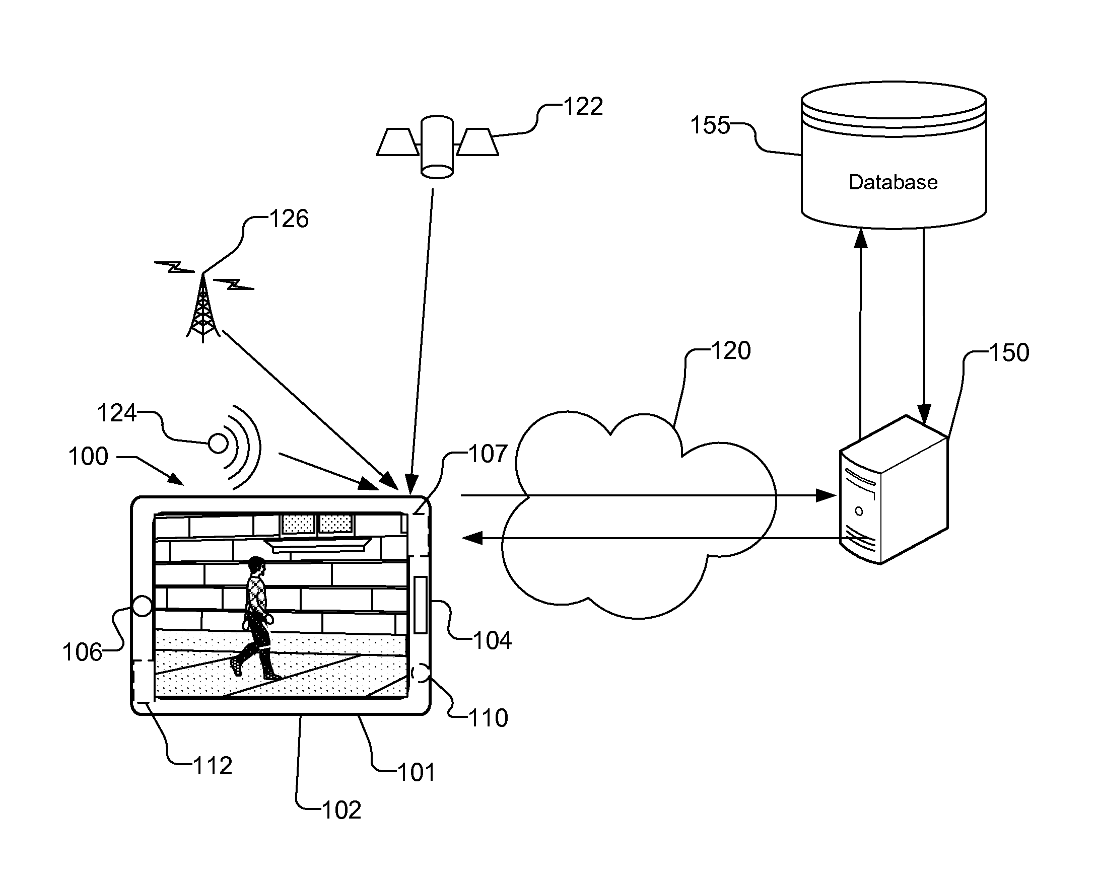 Spatially registered augmented video