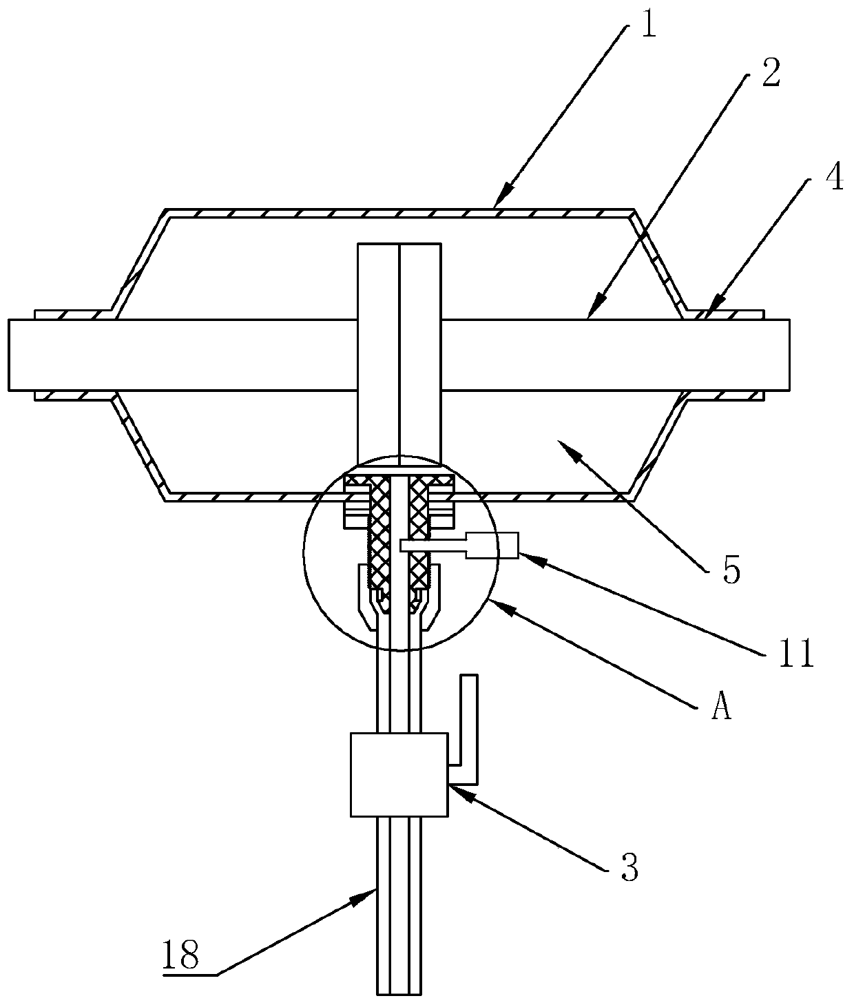 A pipeline leak detection device