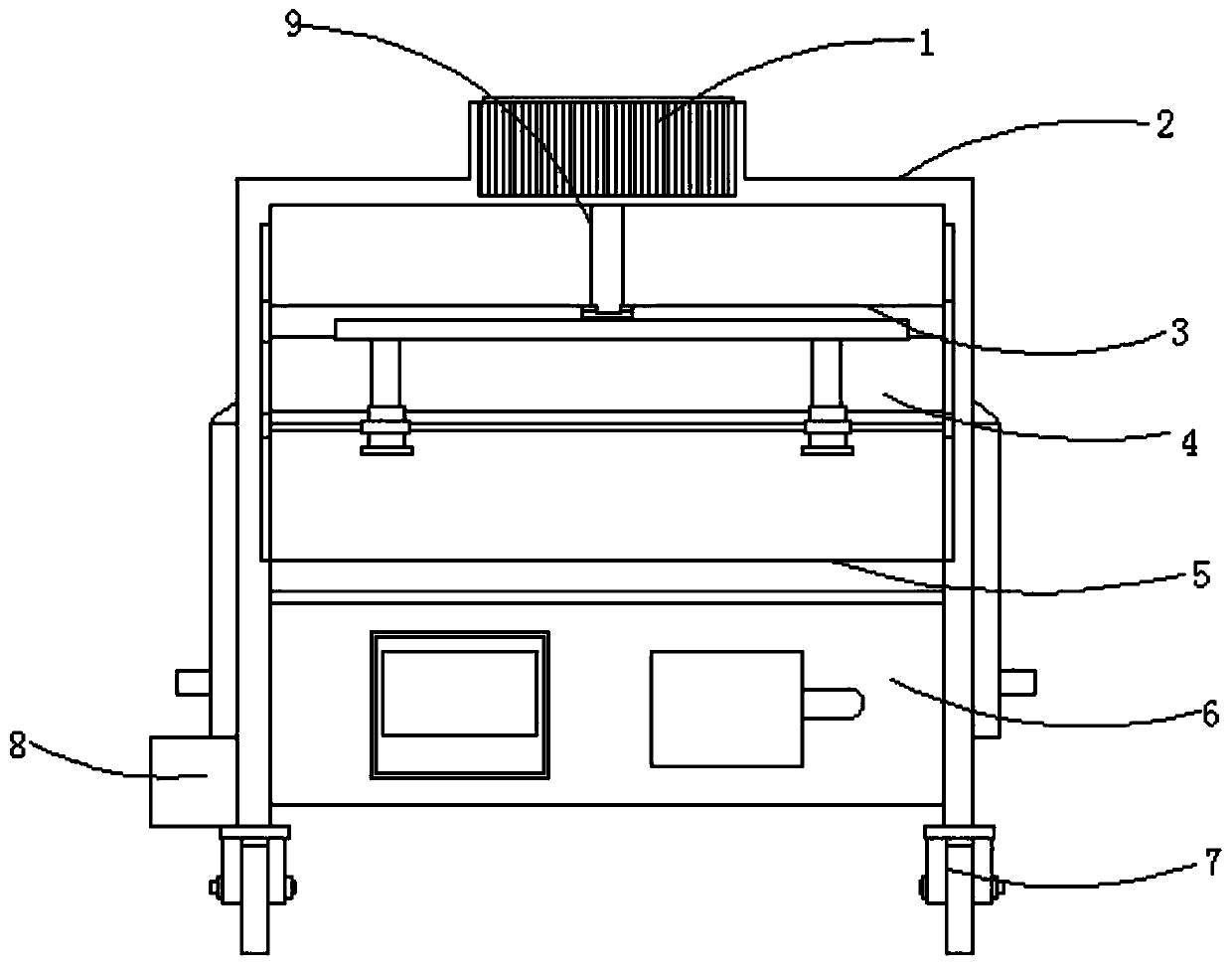 Corrugated board quantitative cutting device