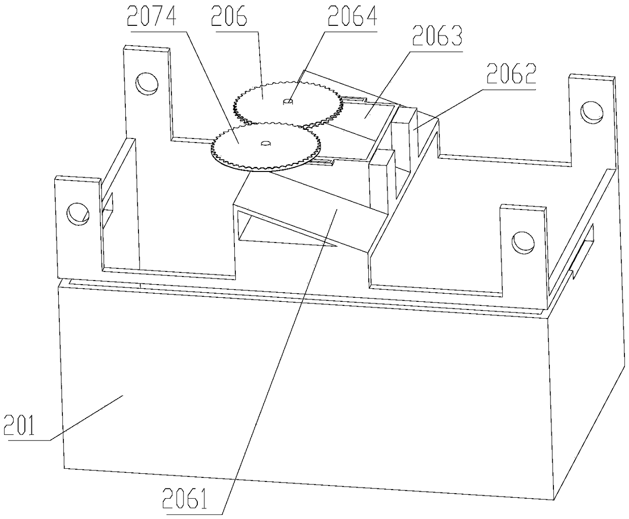 Poultry glandular stomach-esophagus separation device