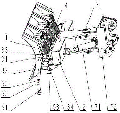 Snow pushing device