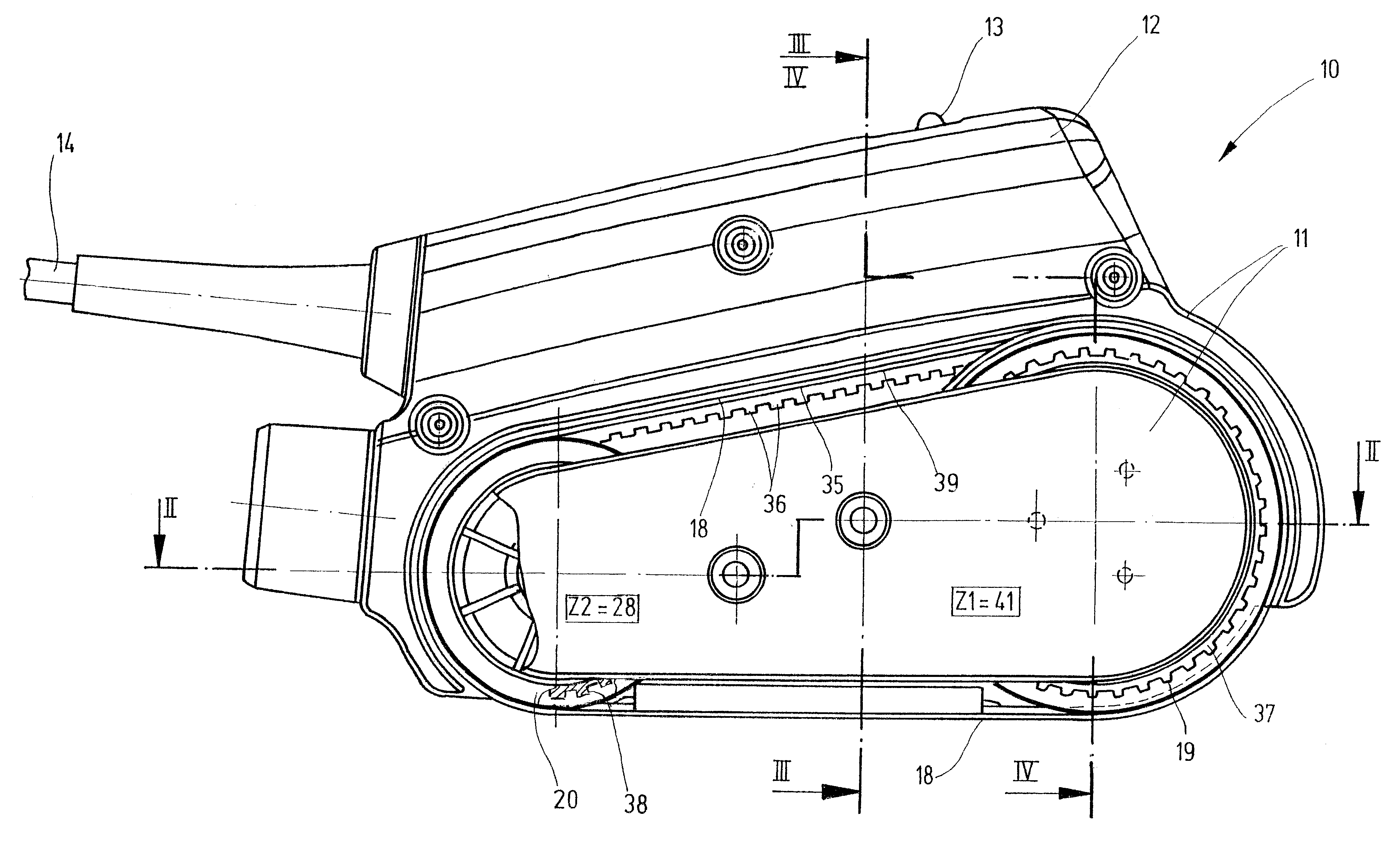 Hand operated belt sander