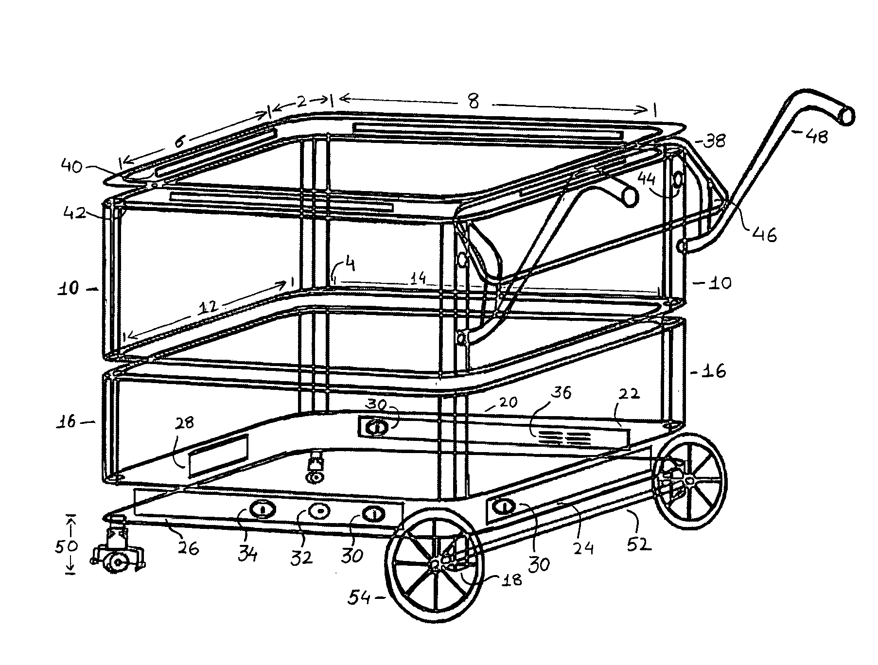 Auto teller shopping cart