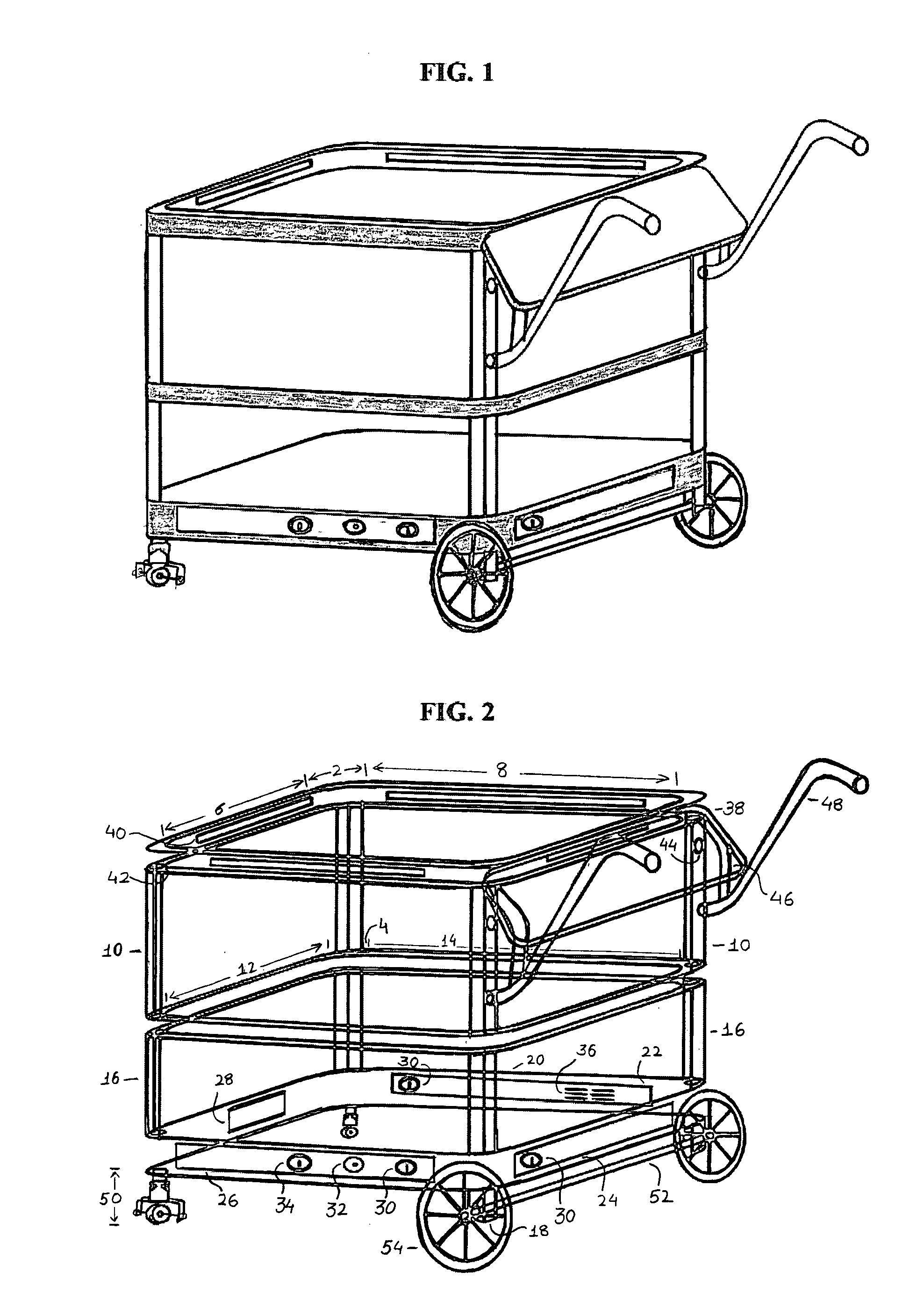 Auto teller shopping cart