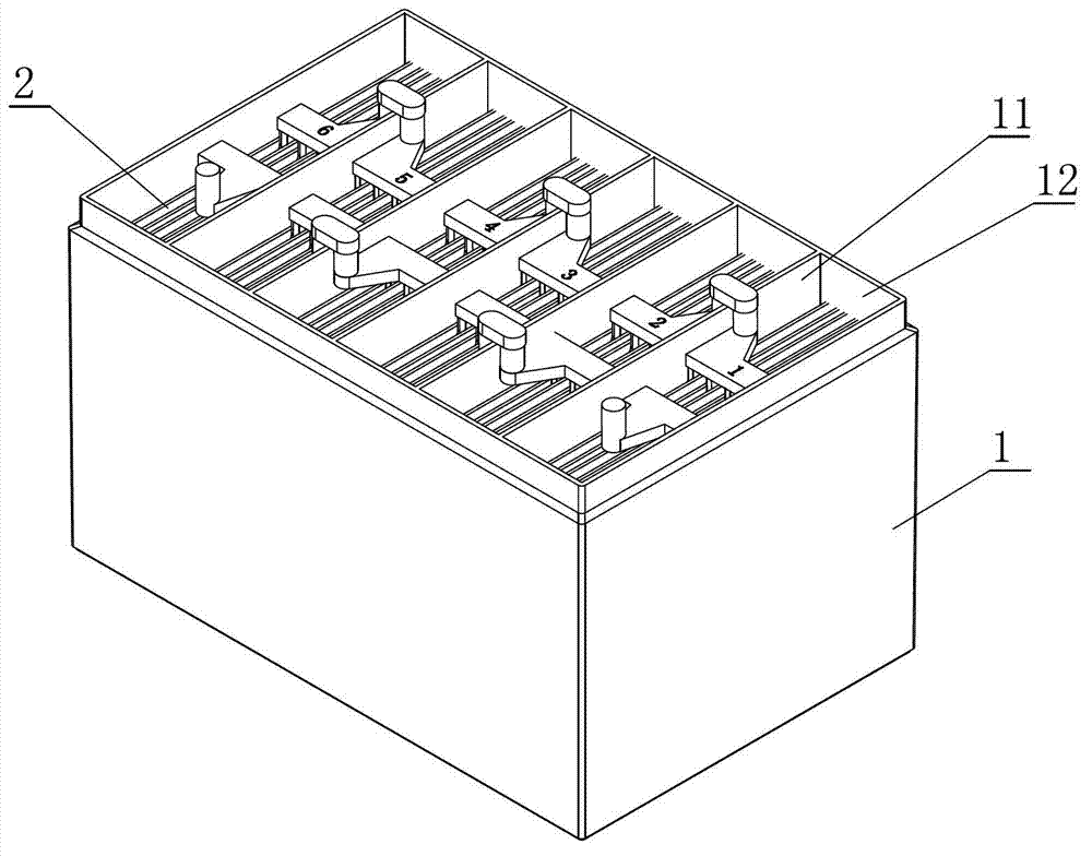 Lead-acid battery for electric moped