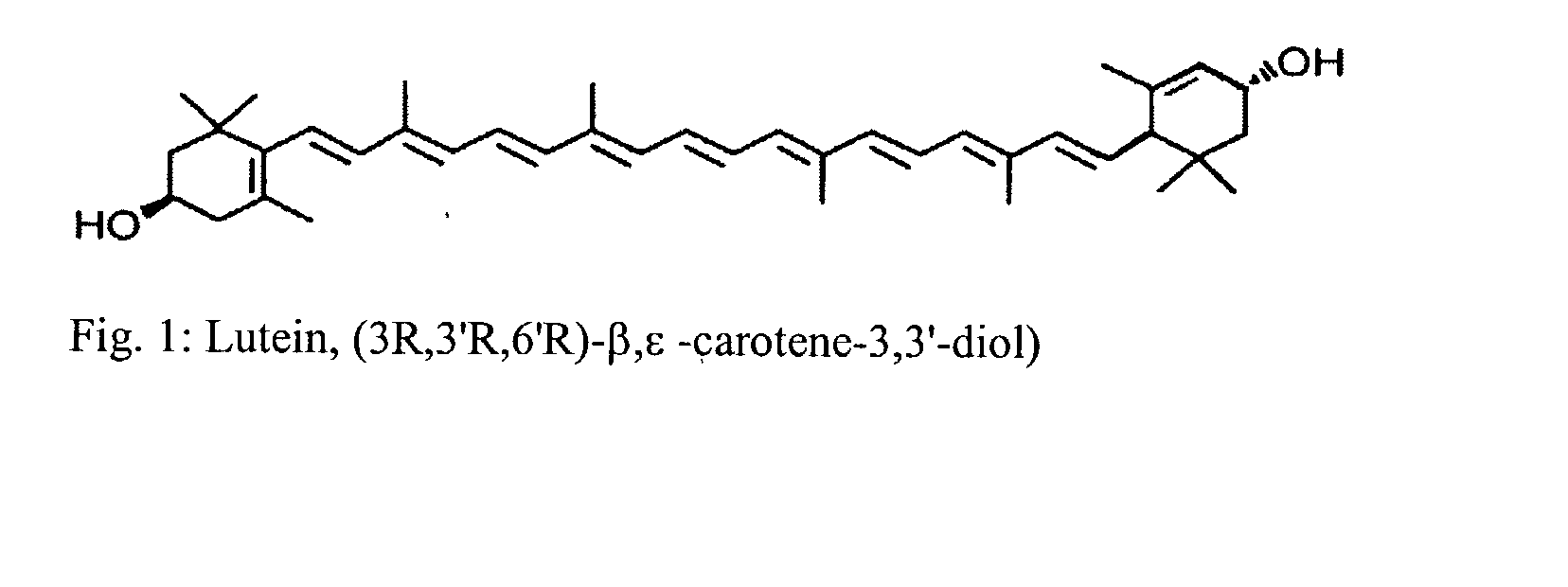 Process for the preparation of xanthophyll crystals