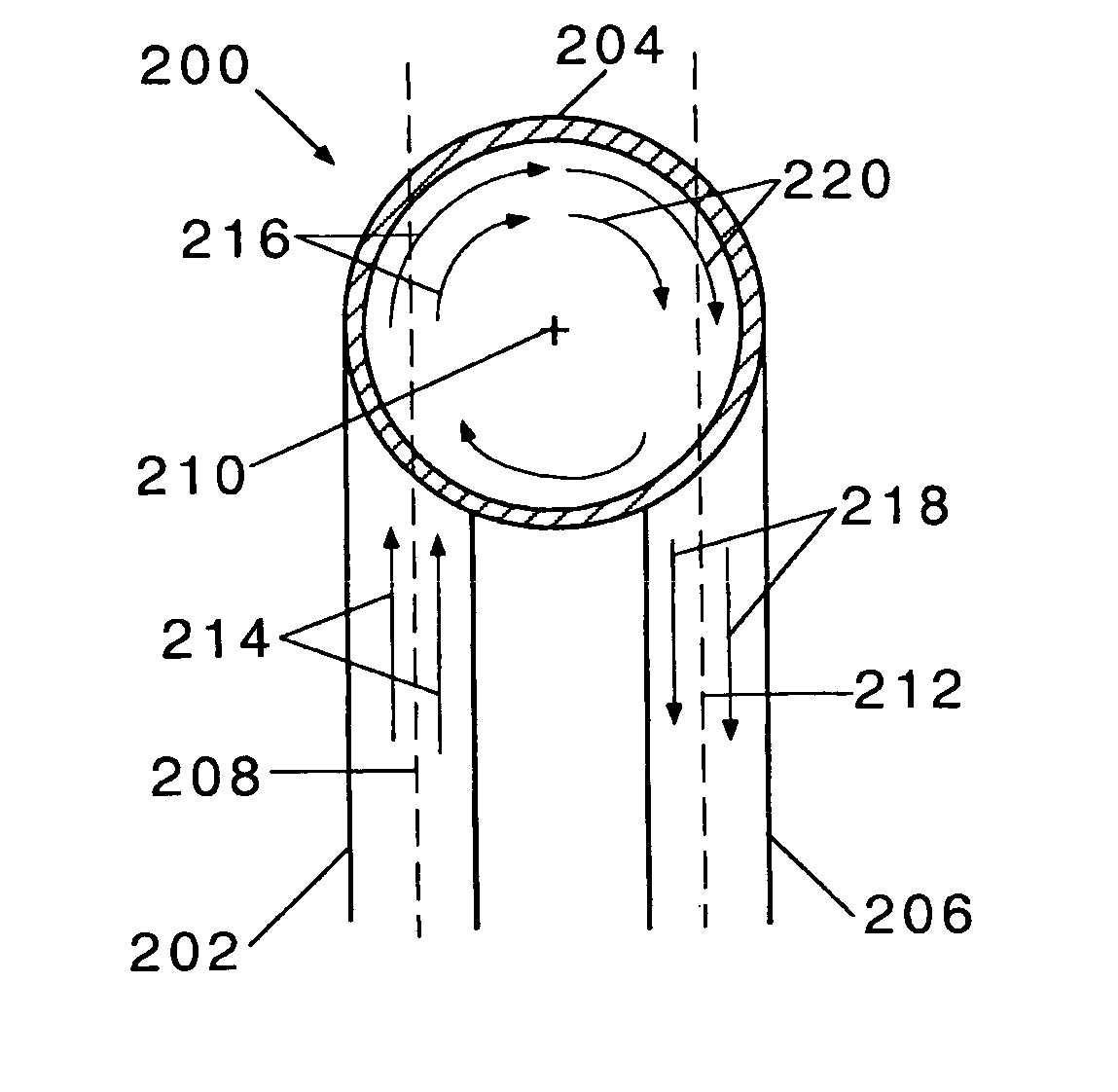 Piping elbow liners