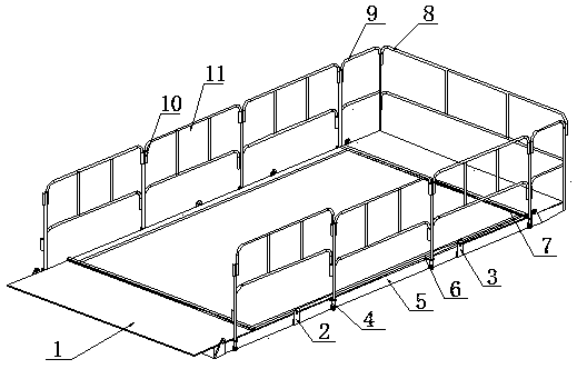 High precision equipment hoisting platform