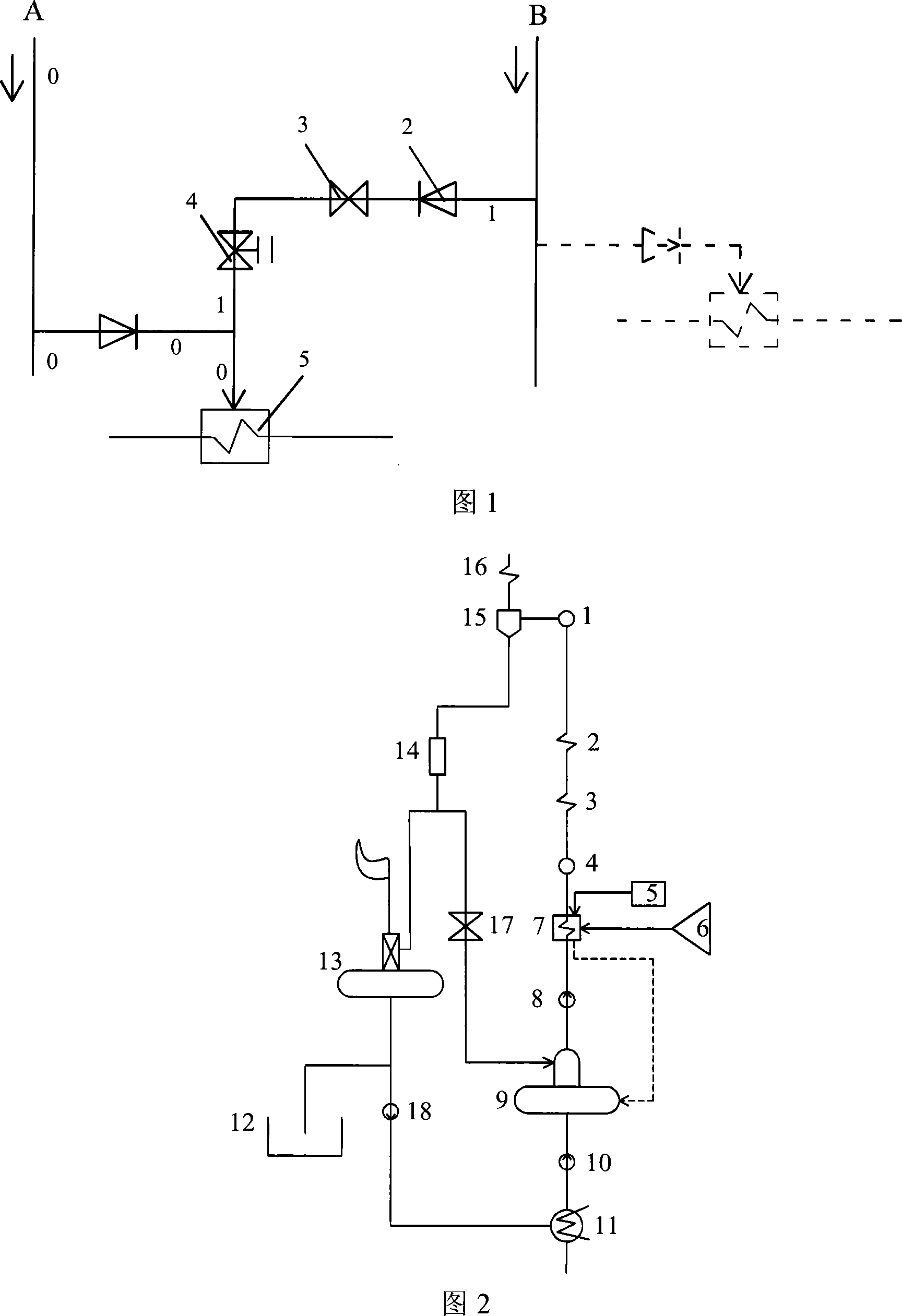 Start-up method of dewatering capacity-enlarging start-up monotube boiler near steam heating boilers