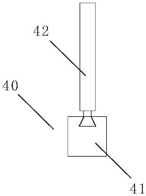 Rubber parting agent coating device