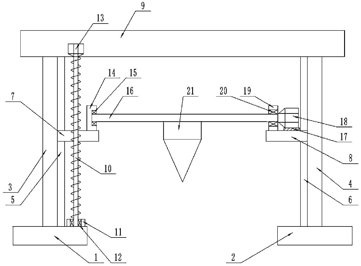 Agricultural soil drilling machine