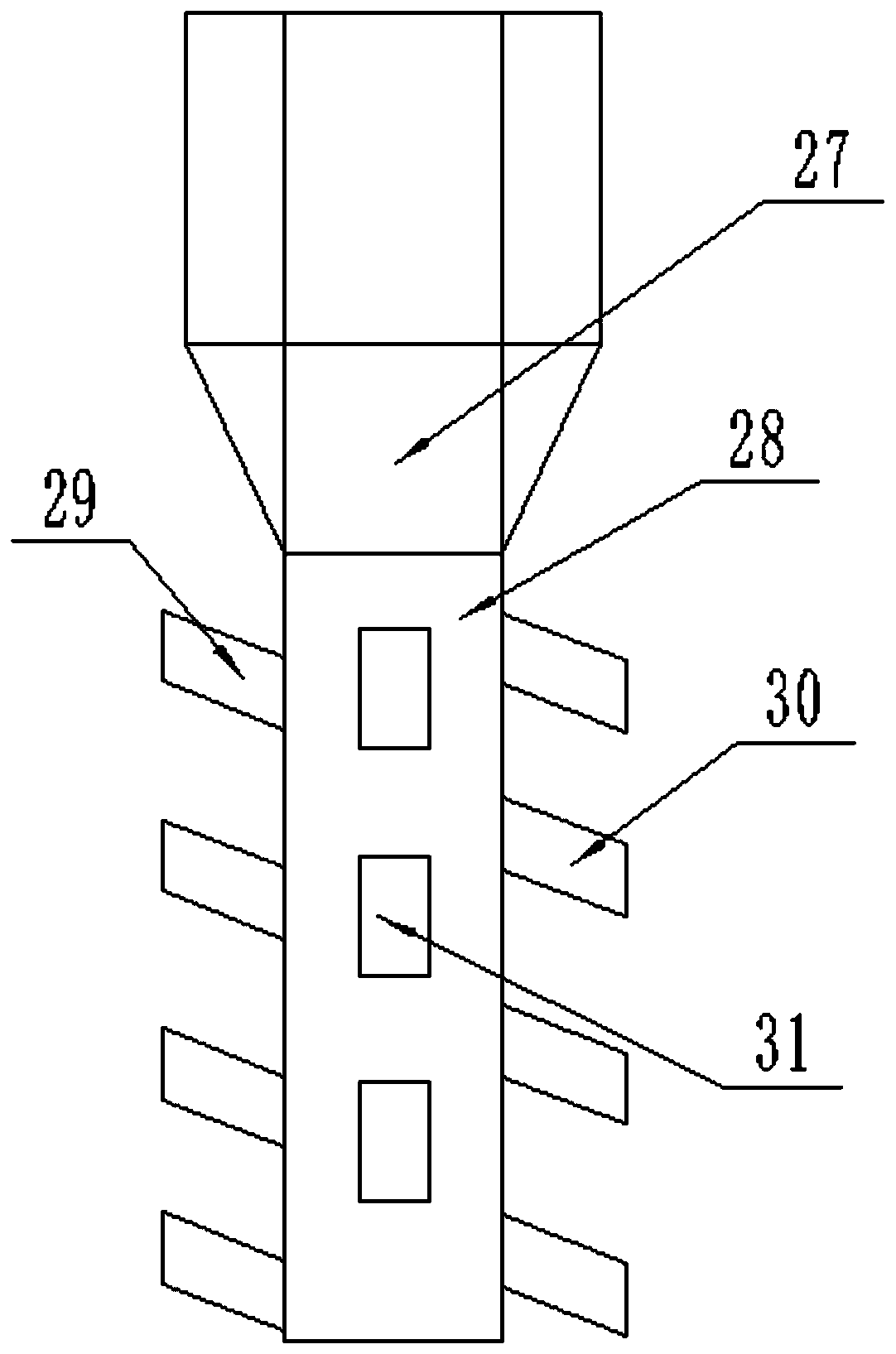 Agricultural soil drilling machine