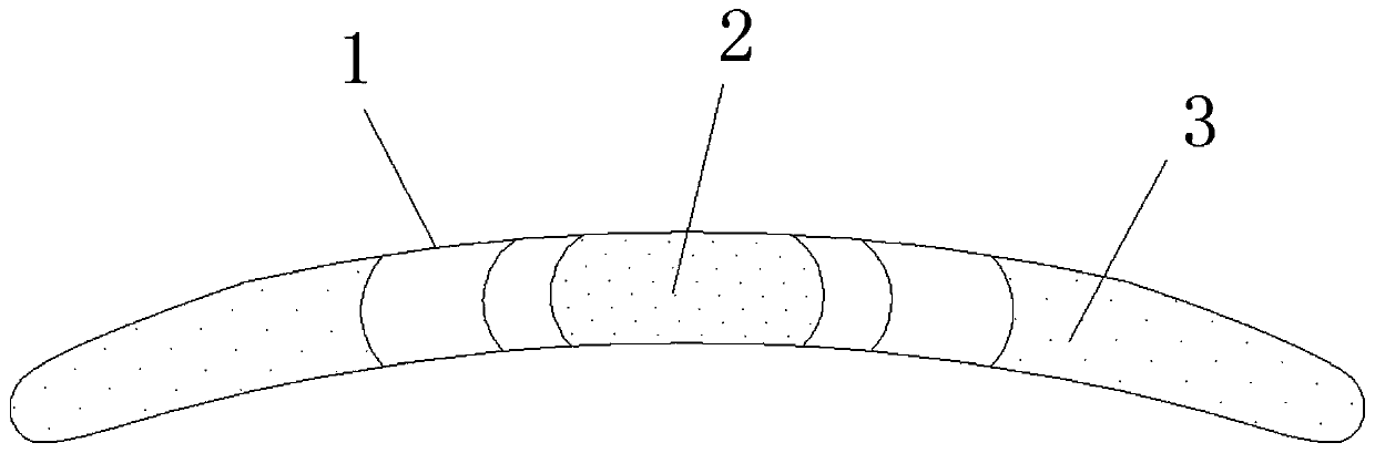 Three-leaf type locking bone fracture fixation plate easily improving stability