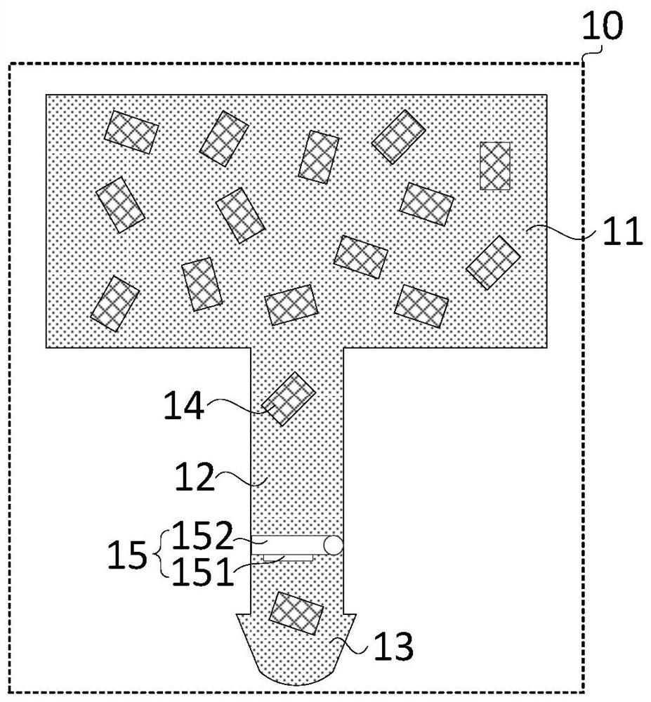 A micro LED inkjet printing device, transfer method, display panel and display device