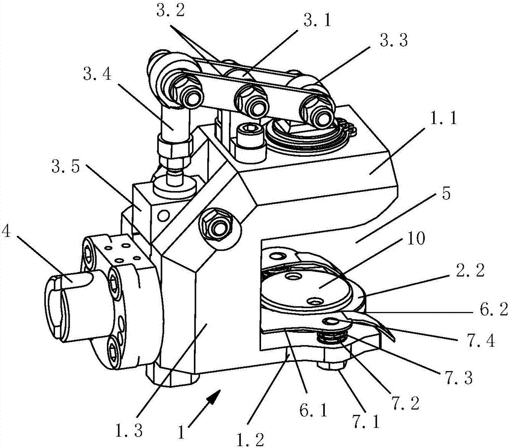 Guide device for ship deck cable retraction