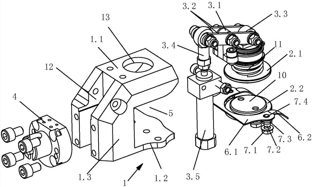 Guide device for ship deck cable retraction