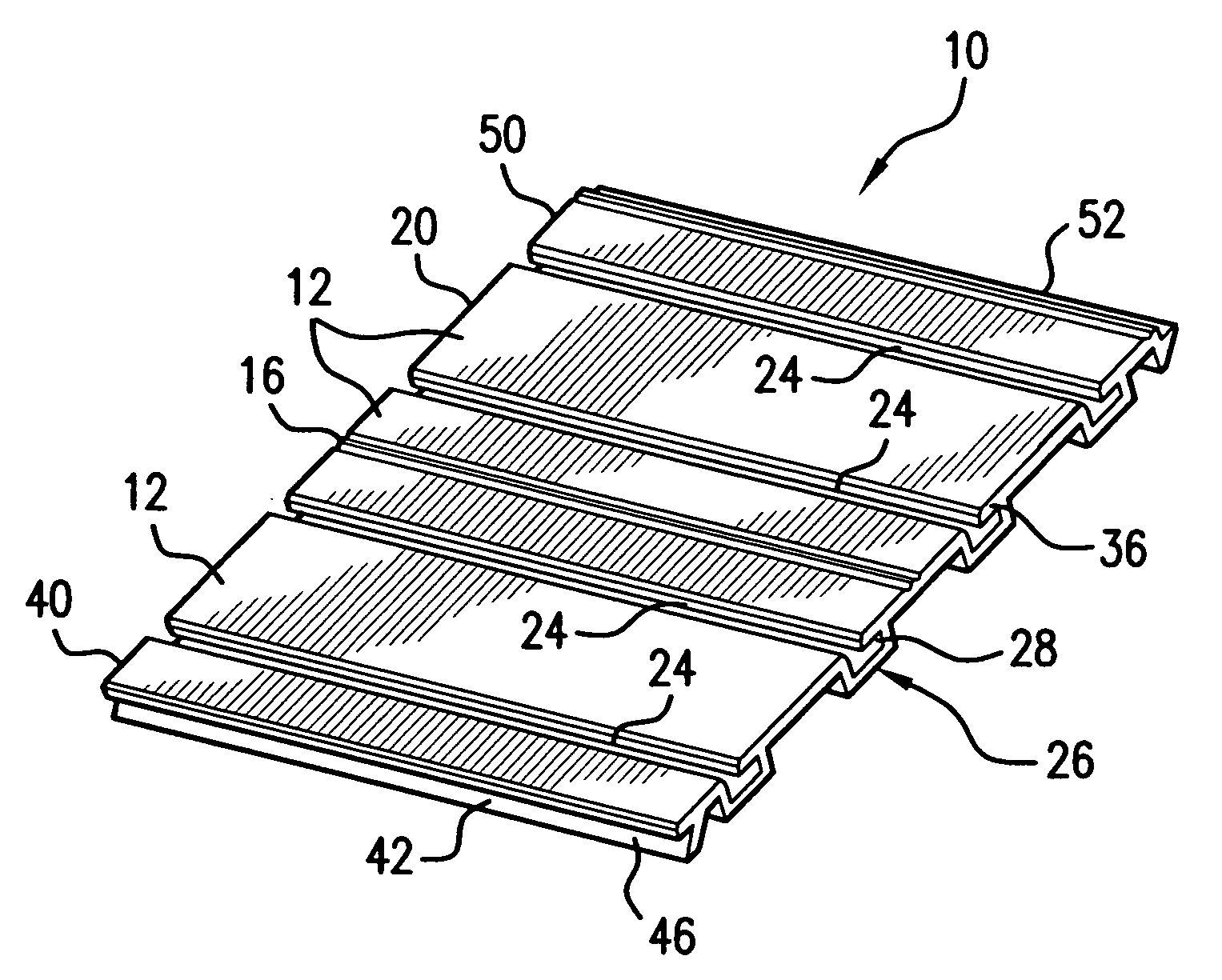 Slatwall section and assembly