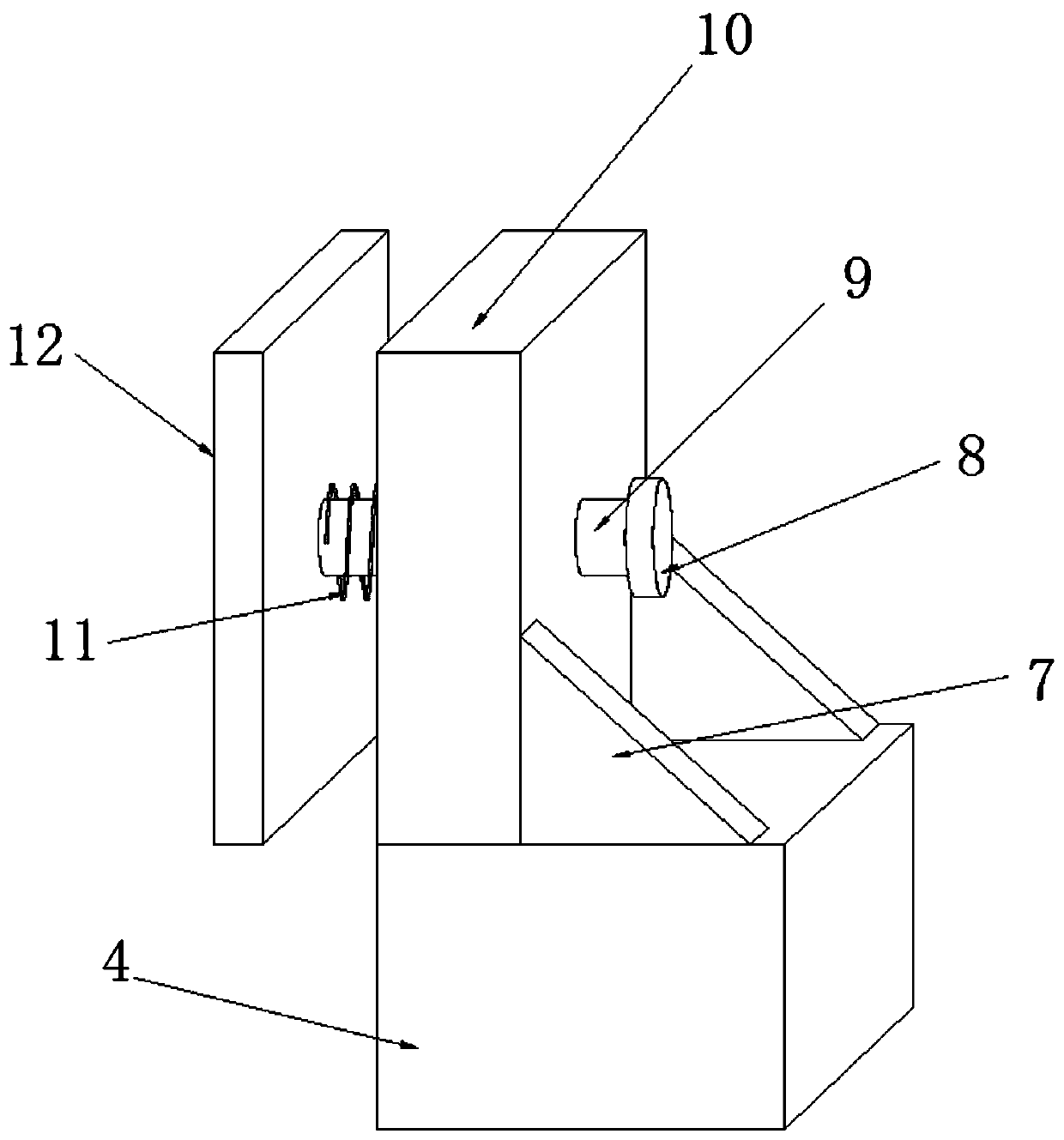 Support for testing optical fiber gyroscope